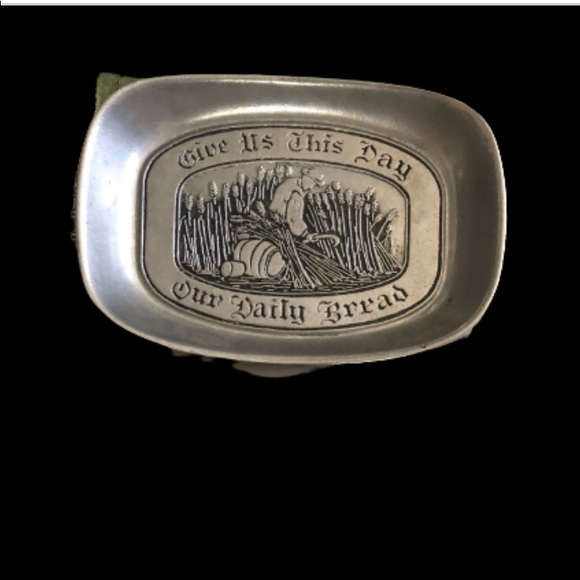 Wilton Pewter Tray and Wine Bottle Holder (Set 2) - Picture 5 of 5